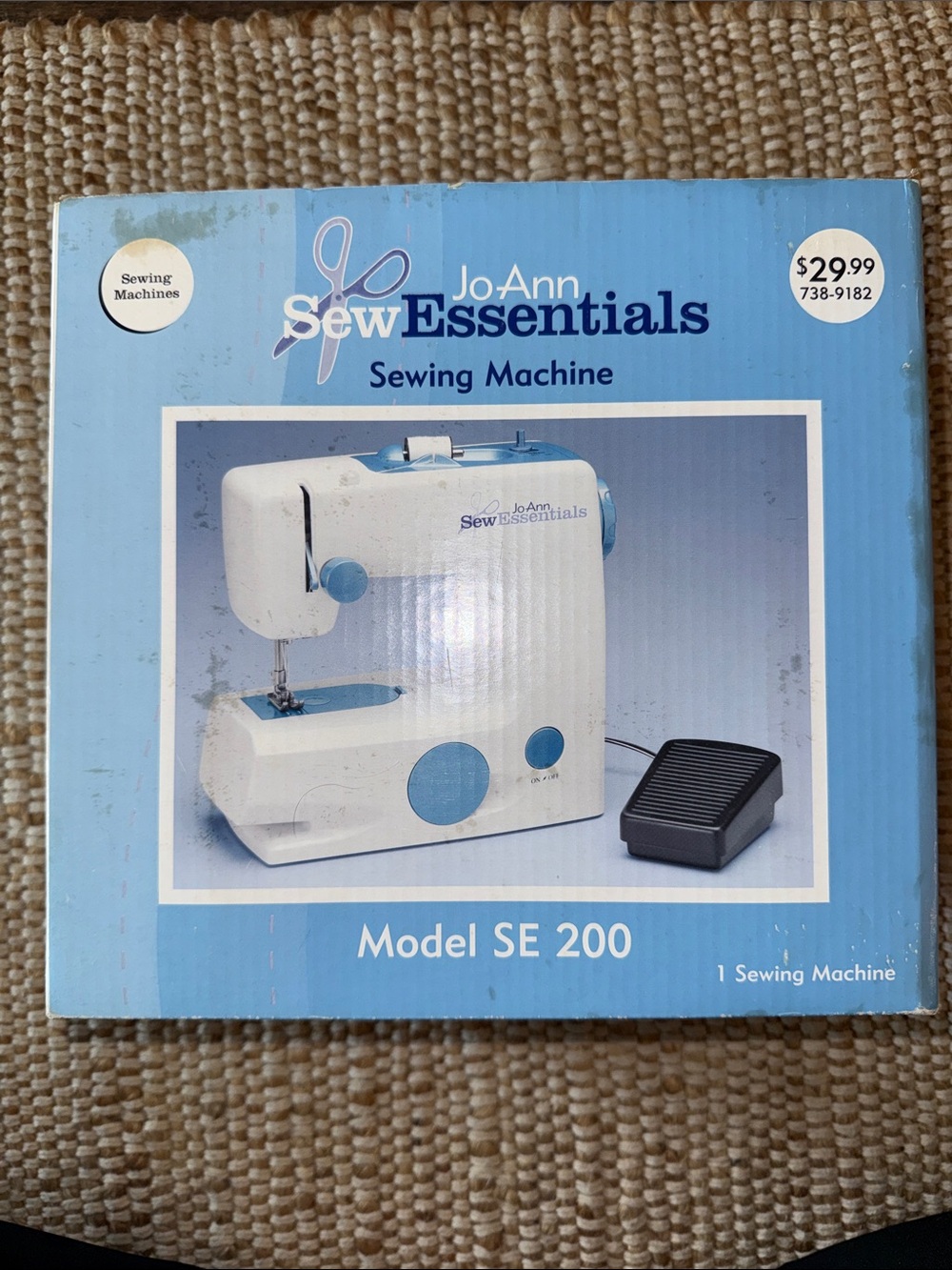 JoAnn Sew Essentials SE 200 White & Blue Sewing Machine